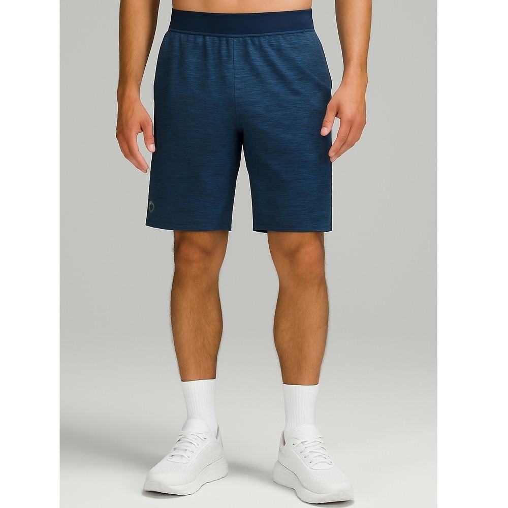 Lululemon Pace Breaker Shorts Men's M‎ Blue Liner Athletic Gym Run Training